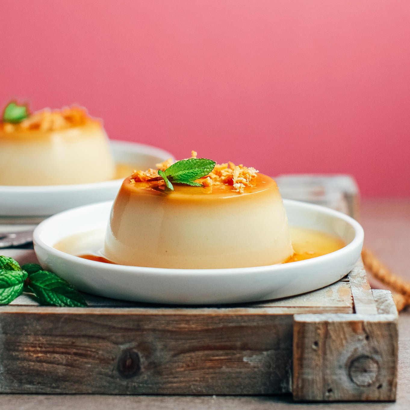 Vegan Creme Caramel Flan Full Of Plants