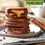 Peanut Butter Filled Pancakes
