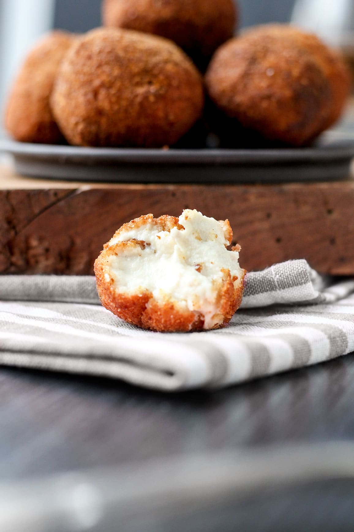 Vegan Fried Goat Cheese Balls