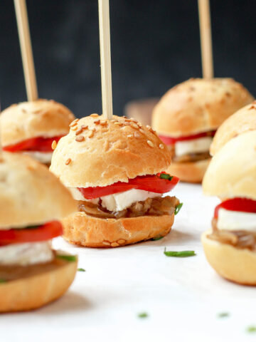Vegan Cheeseburger Sliders