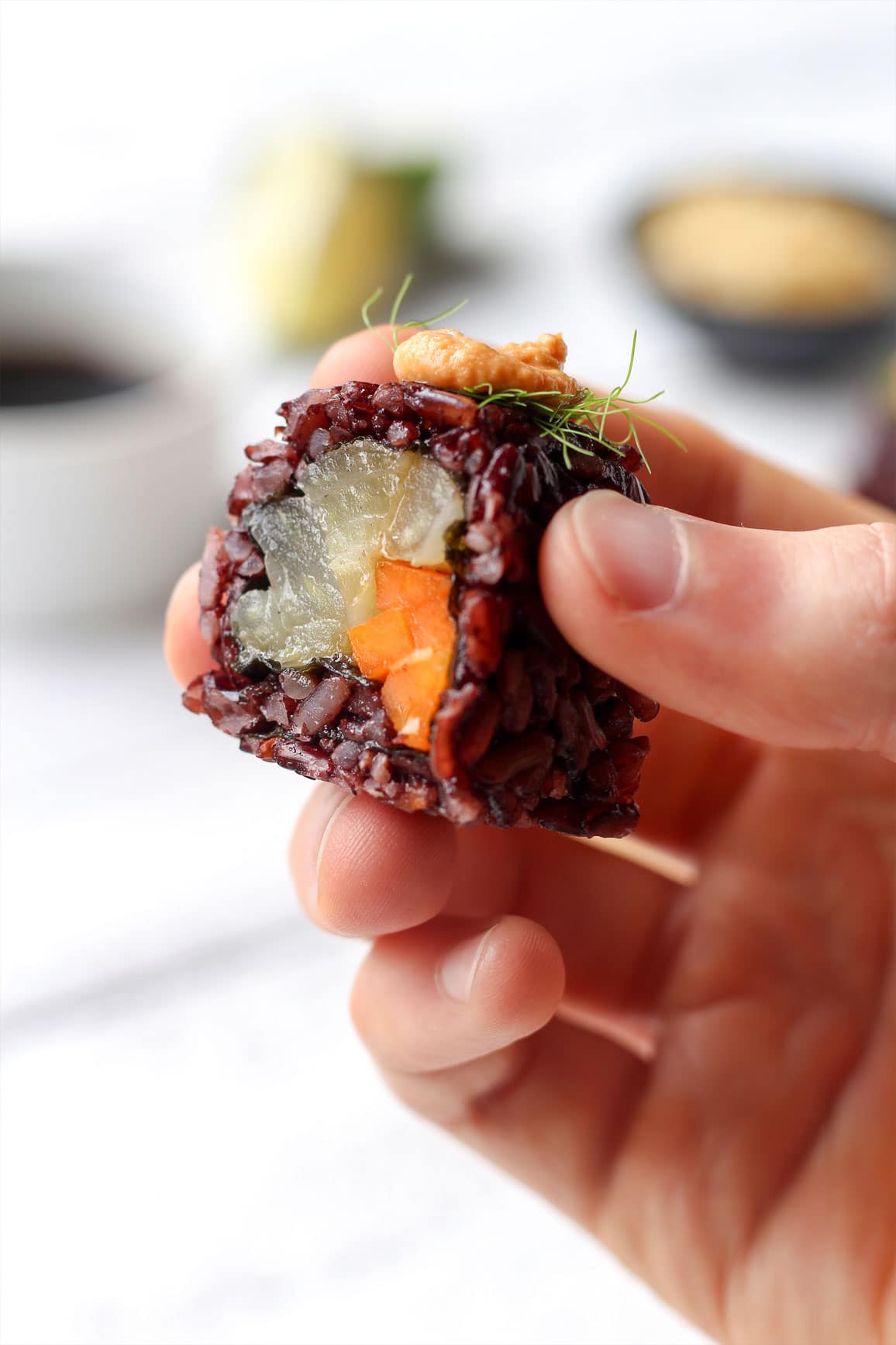 Vegan Braised Fennel Sushi