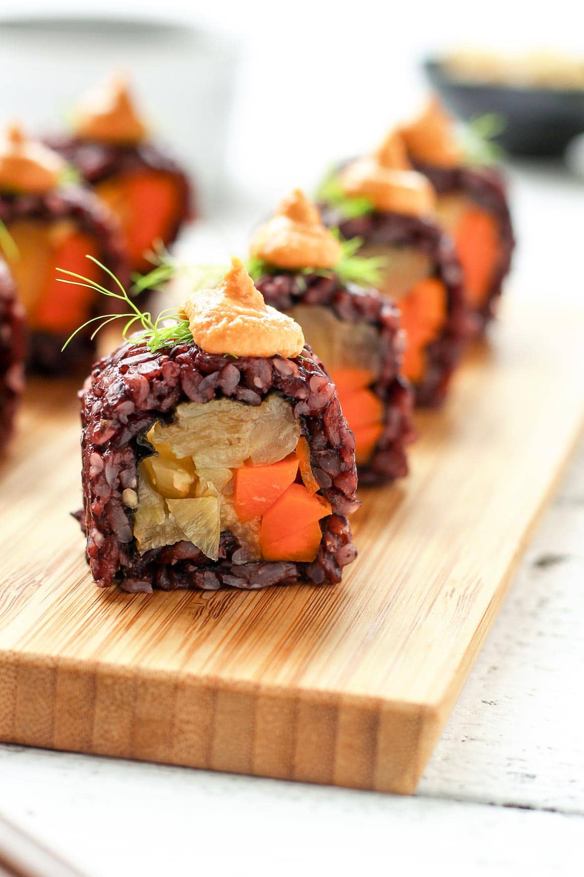 Vegan Braised Fennel Sushi