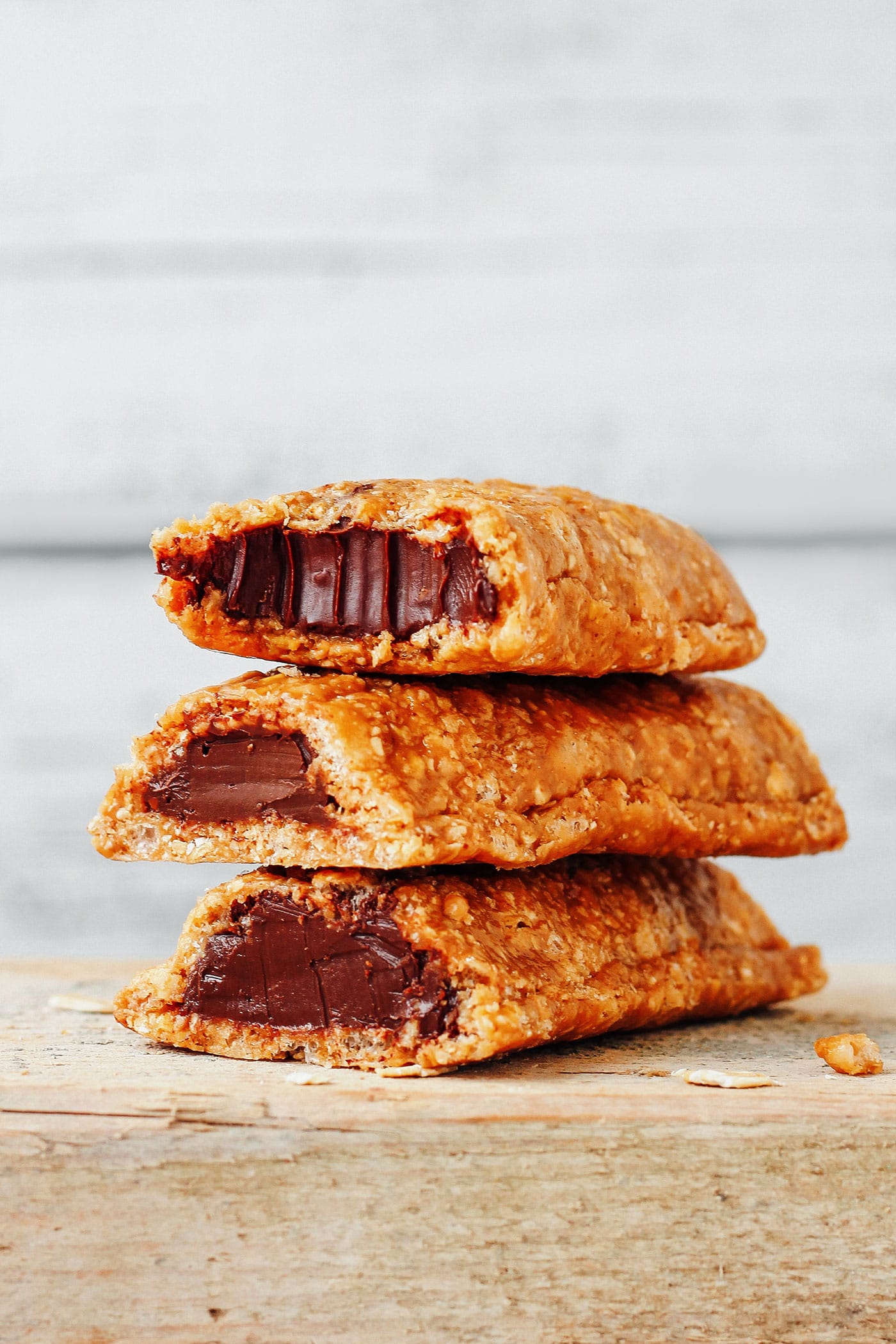 Nutella Filled Soft Granola Bars