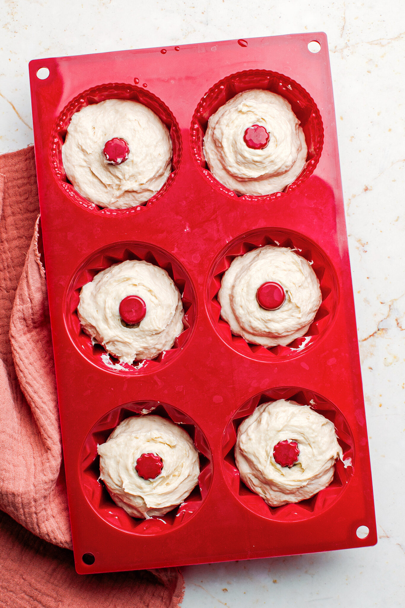 French Rum Baba Full of Plants