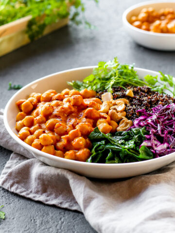 Masala Chickpea Buddha Bowl