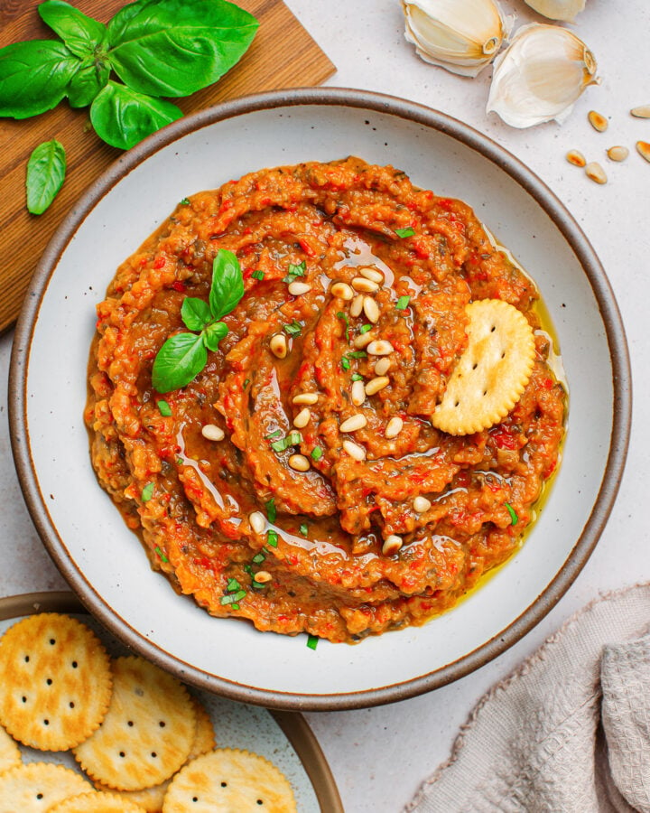 Spicy Greek Eggplant Dip