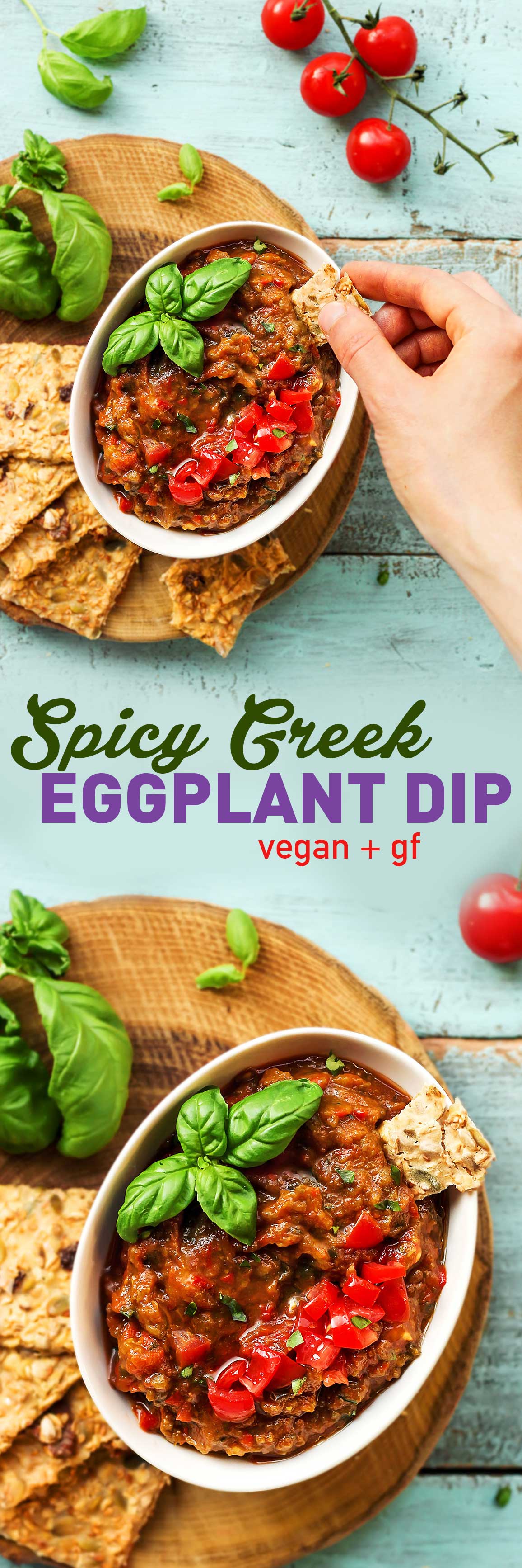 Spicy Greek Eggplant Dip