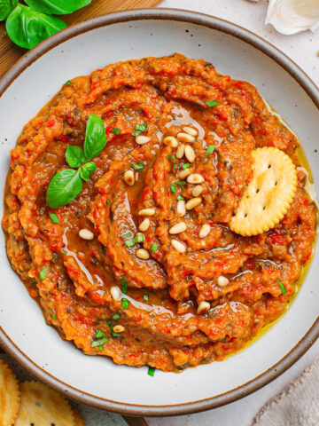 Spicy Greek Eggplant Dip