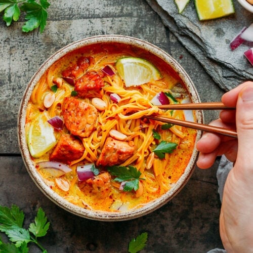 Tempeh Khao Soi - Full of Plants