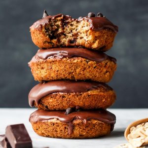 Chocolate Chip Breakfast Donuts (Vegan / GF)