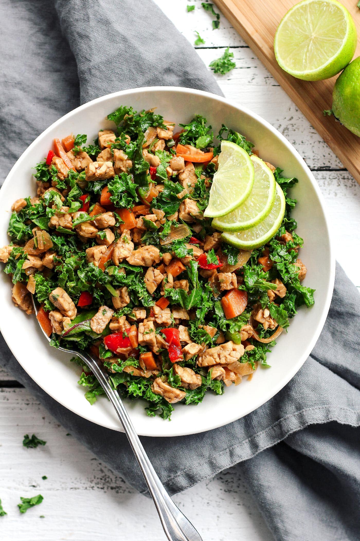 Refreshing Marinated Tempeh Salad