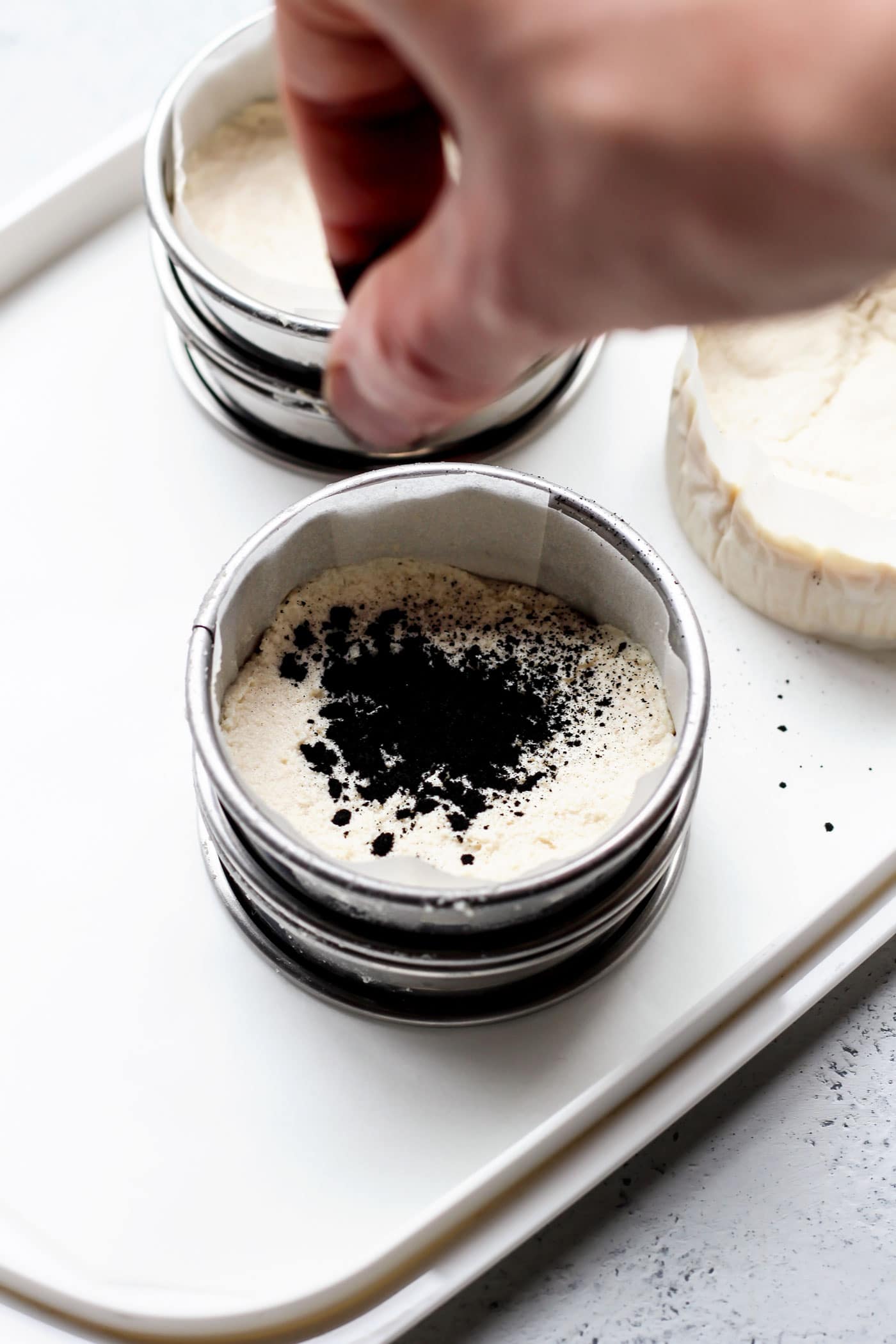 Vegan Ash-Ripened Camembert