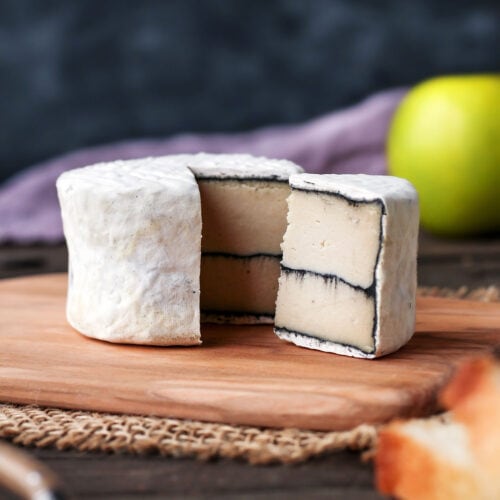 Vegan Ash-Ripened Camembert