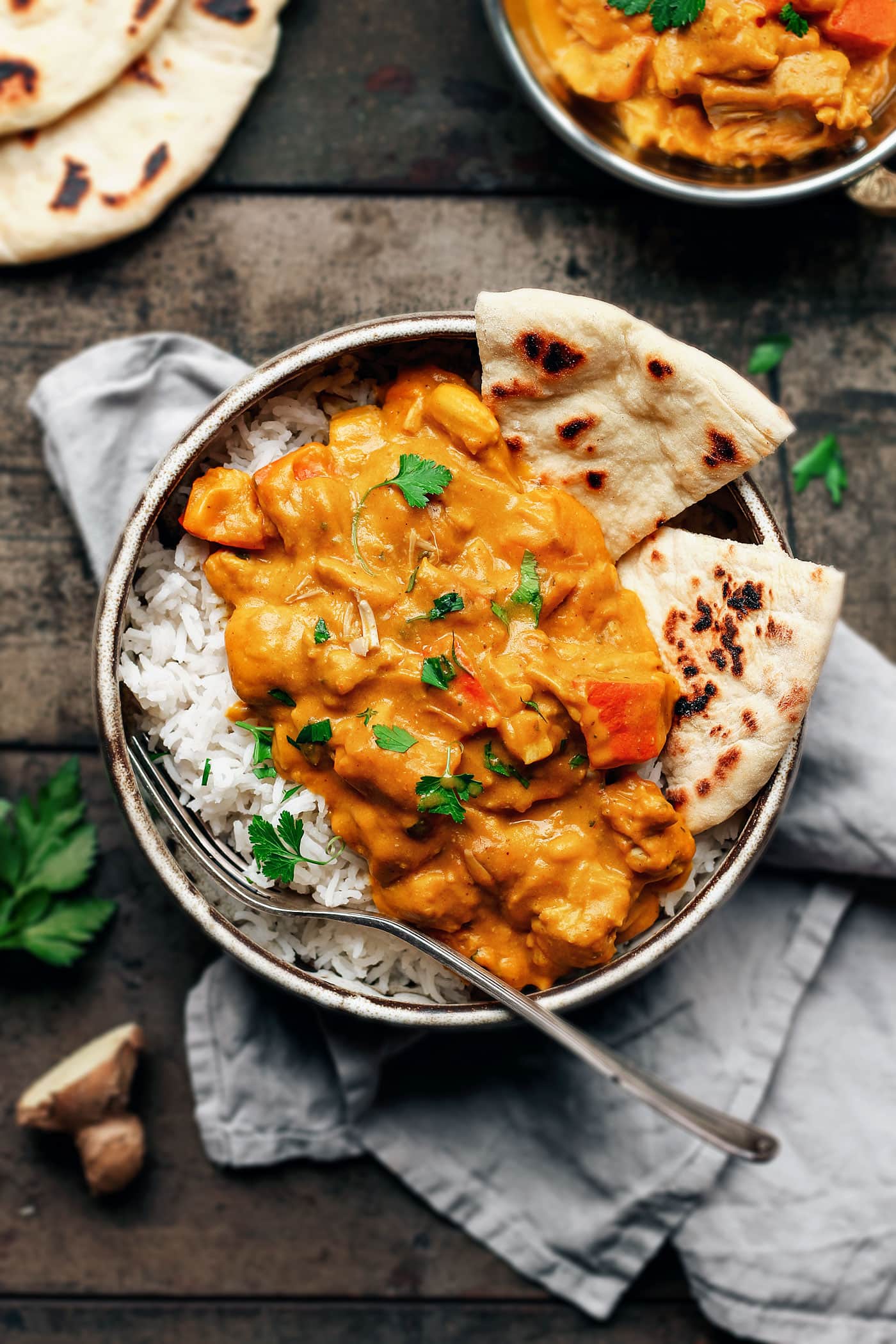 Roasted Pumpkin Jackfruit Curry