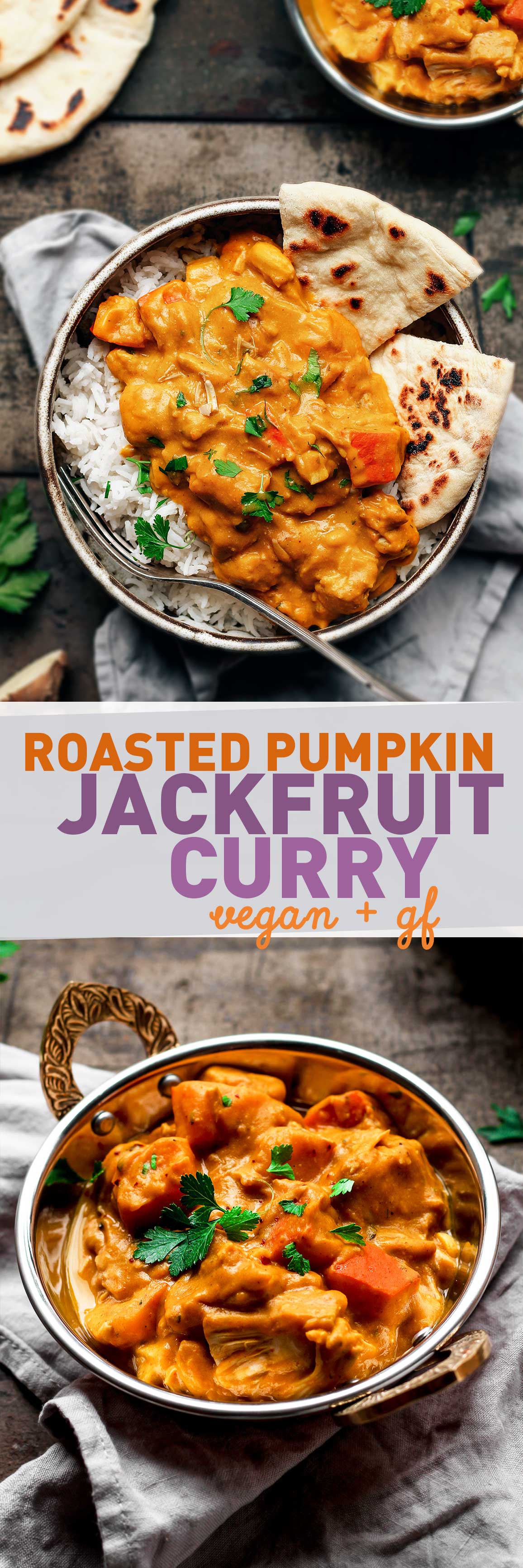 Roasted Pumpkin Jackfruit Curry