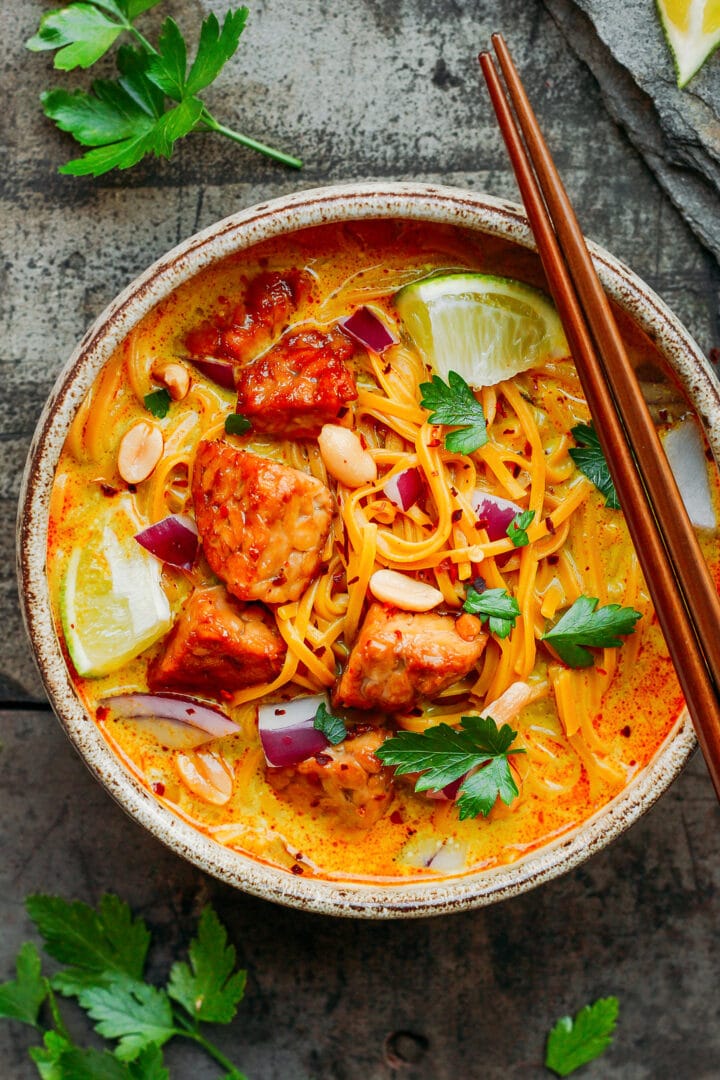 Tempeh Khao Soi - Full of Plants