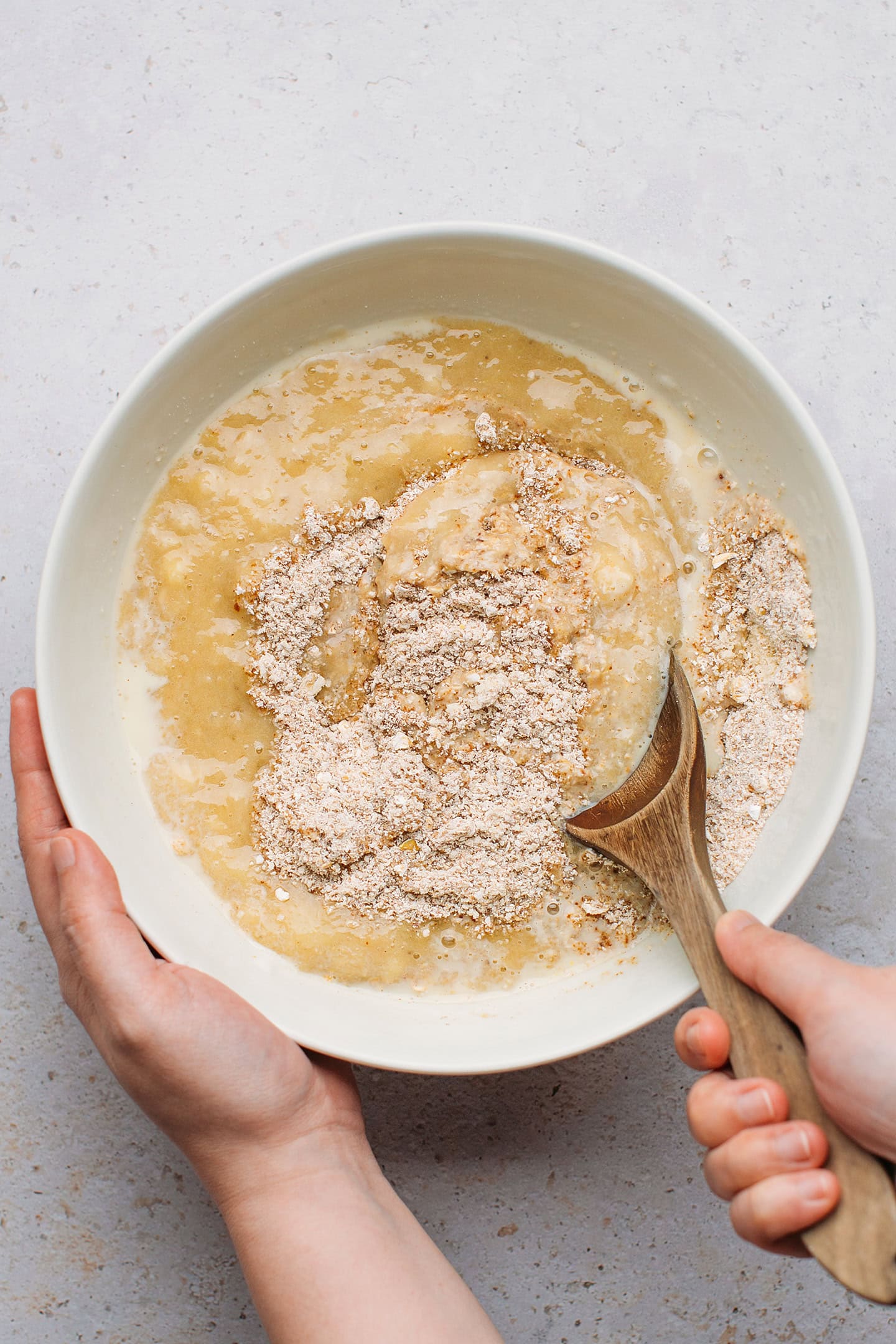 Self-Saucing Banana Pudding Cake (Vegan + GF)