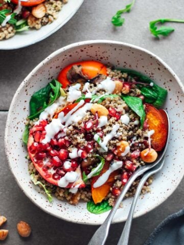 Roasted Persimmon & Quinoa Salad