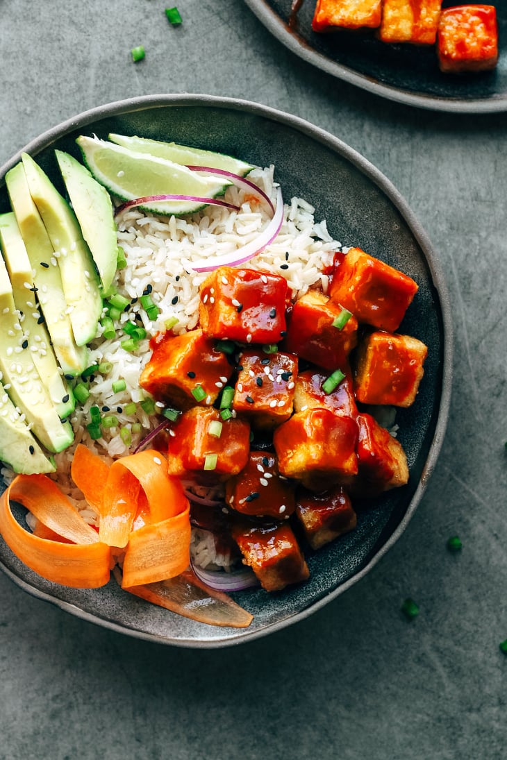 Chili Crispy Tofu Bowls Full of Plants