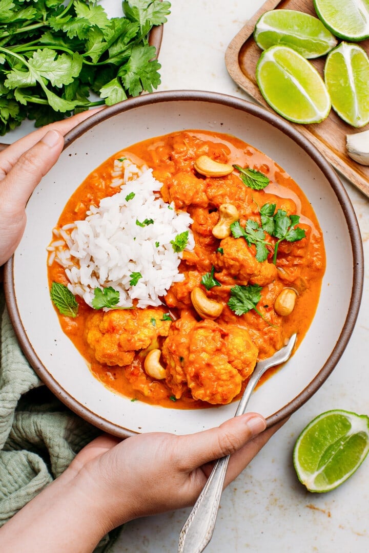 Instant Pot Cauliflower Tikka Masala Full of Plants