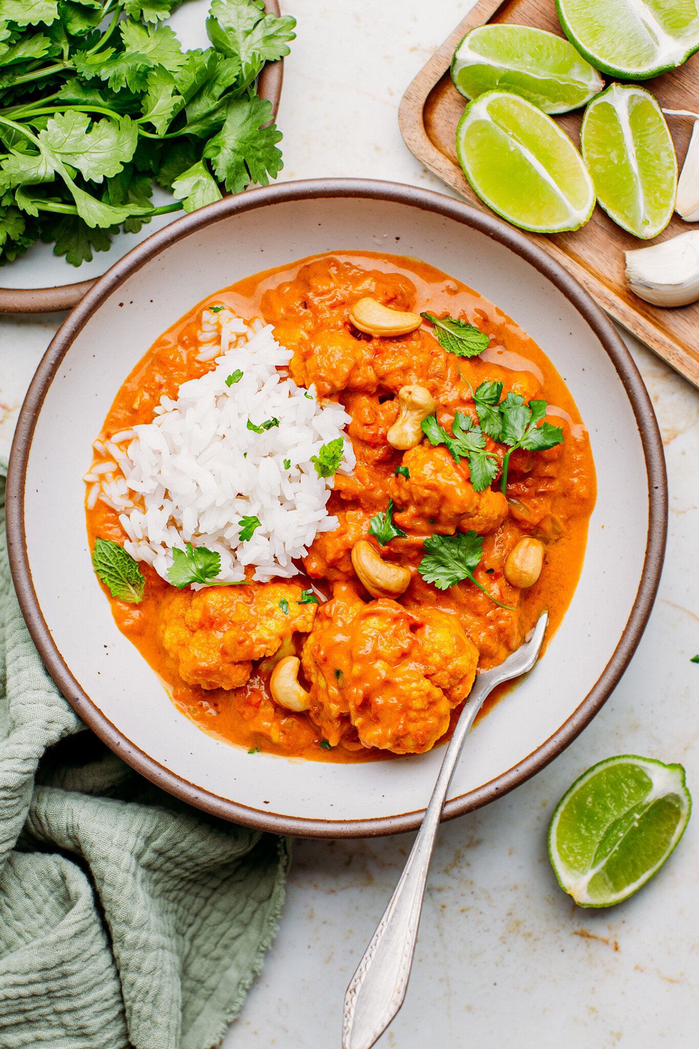 Instant Pot Cauliflower Tikka Masala Full of Plants
