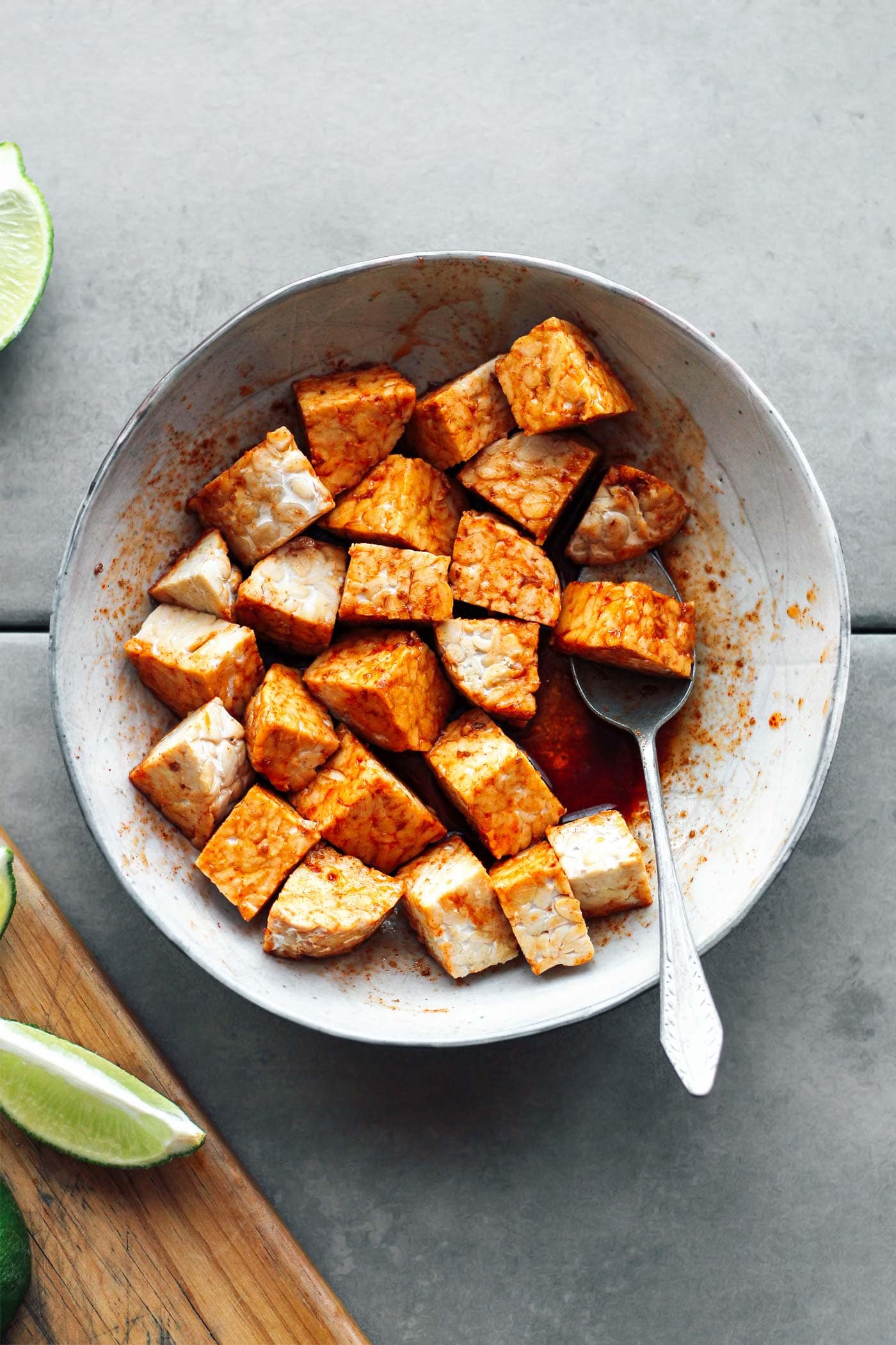 Sesame & Peanut Tempeh Skewers