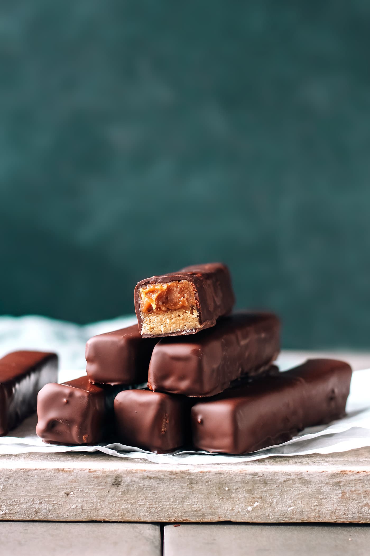 Healthier Chocolate Candy Bars (Vegan + GF)