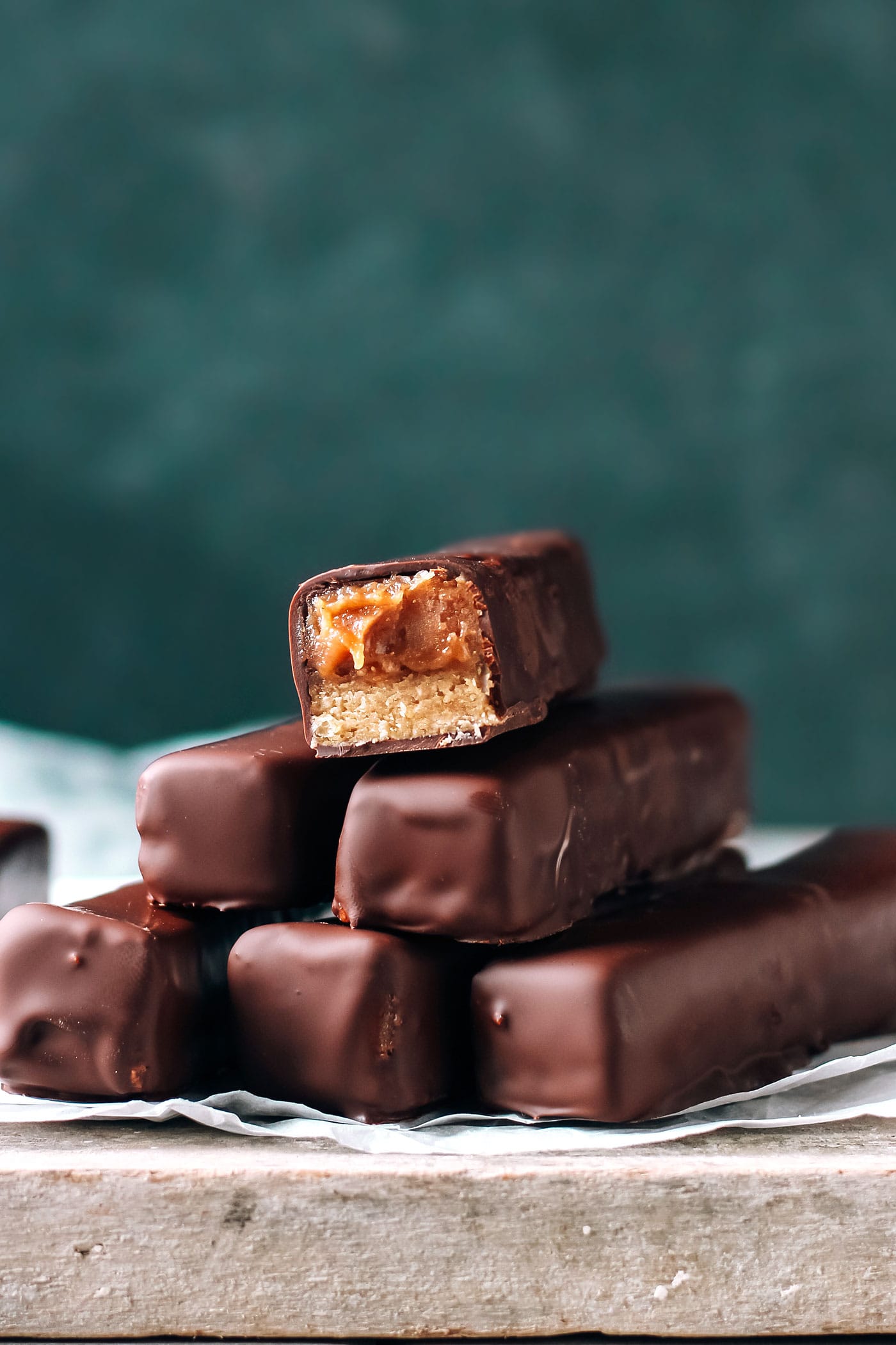 Healthier Chocolate Candy Bars (Vegan + GF)