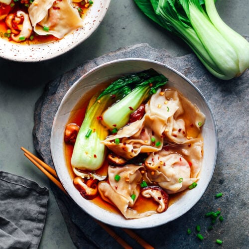 Hot & Sour Jackfruit Wonton Soup