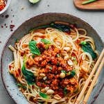 Dan Dan Noodles with Tempeh Scramble