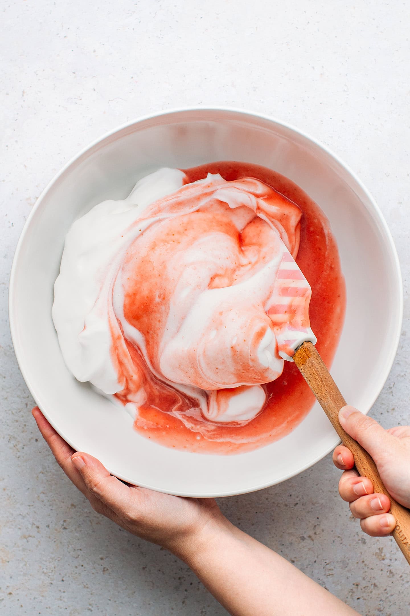 Aquafaba Strawberry Mousse