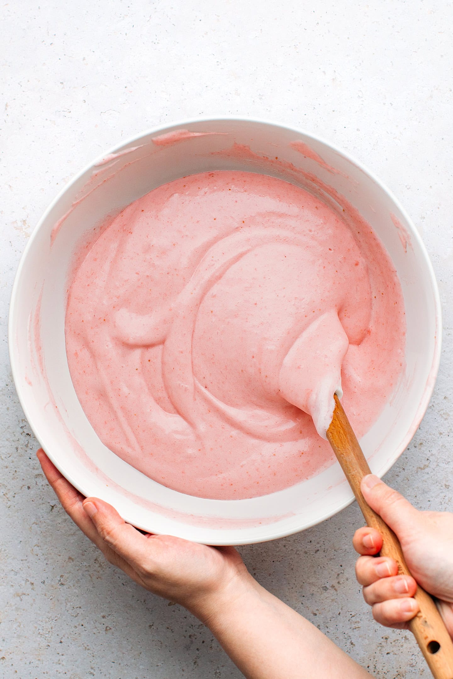 Aquafaba Strawberry Mousse