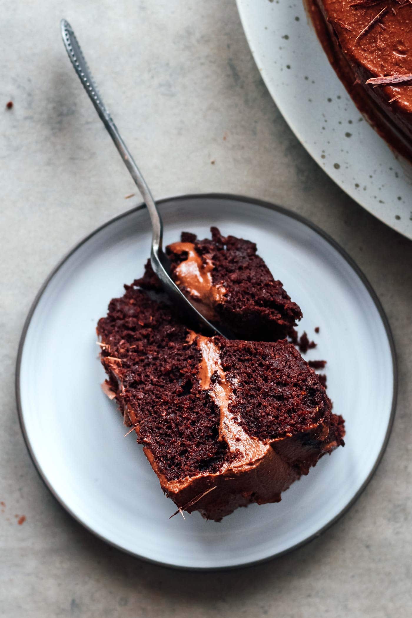 Fudgy Chocolate Layer Cake (Vegan + GF)