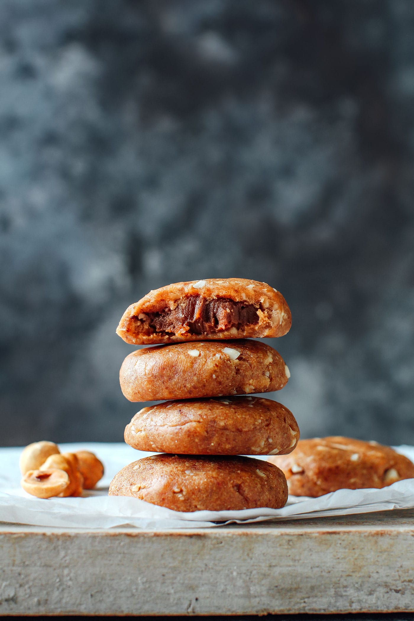 No-Bake Chocolate Hazelnut Butter Cookies (aka Nutella Bombs!)