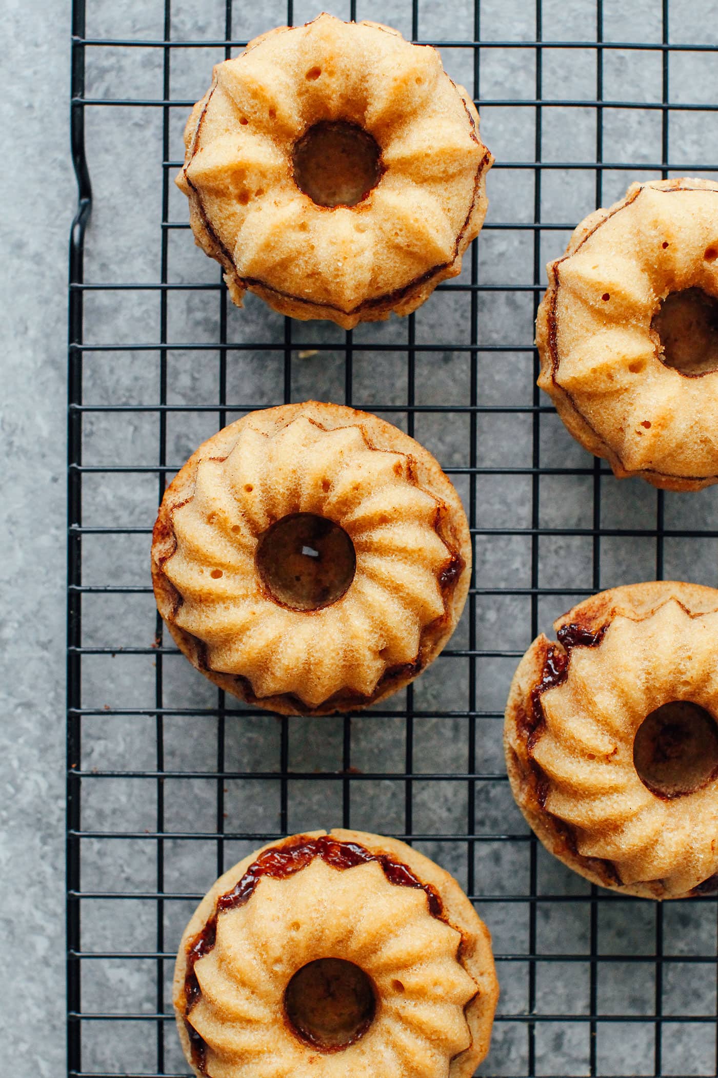 Eggless Cinnamon Mini Bundt Cakes - Cook With Manali