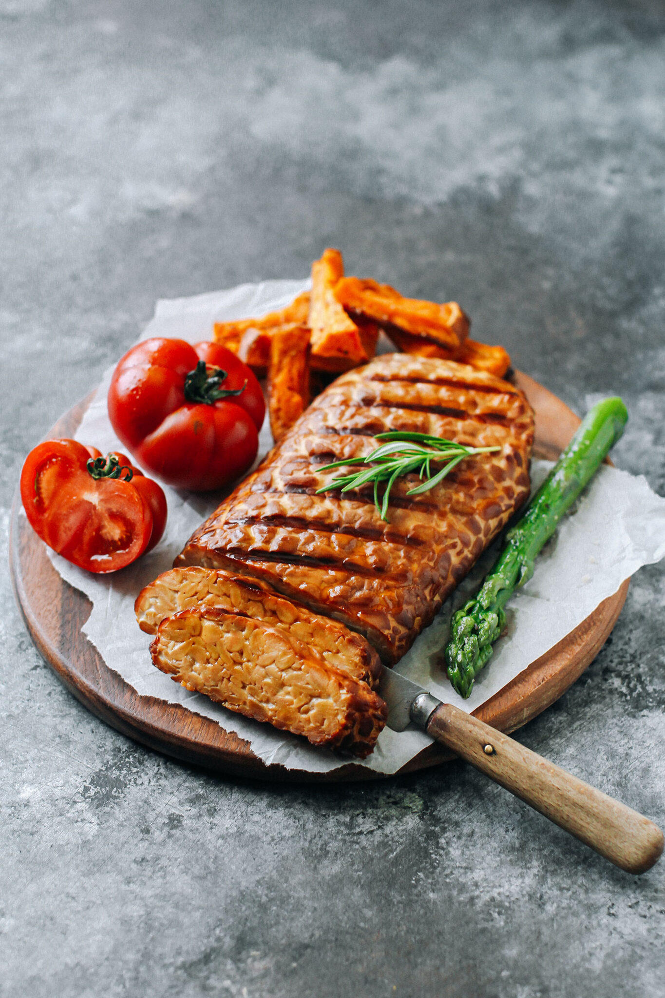 Smoked Grilled Tempeh Full Of Plants
