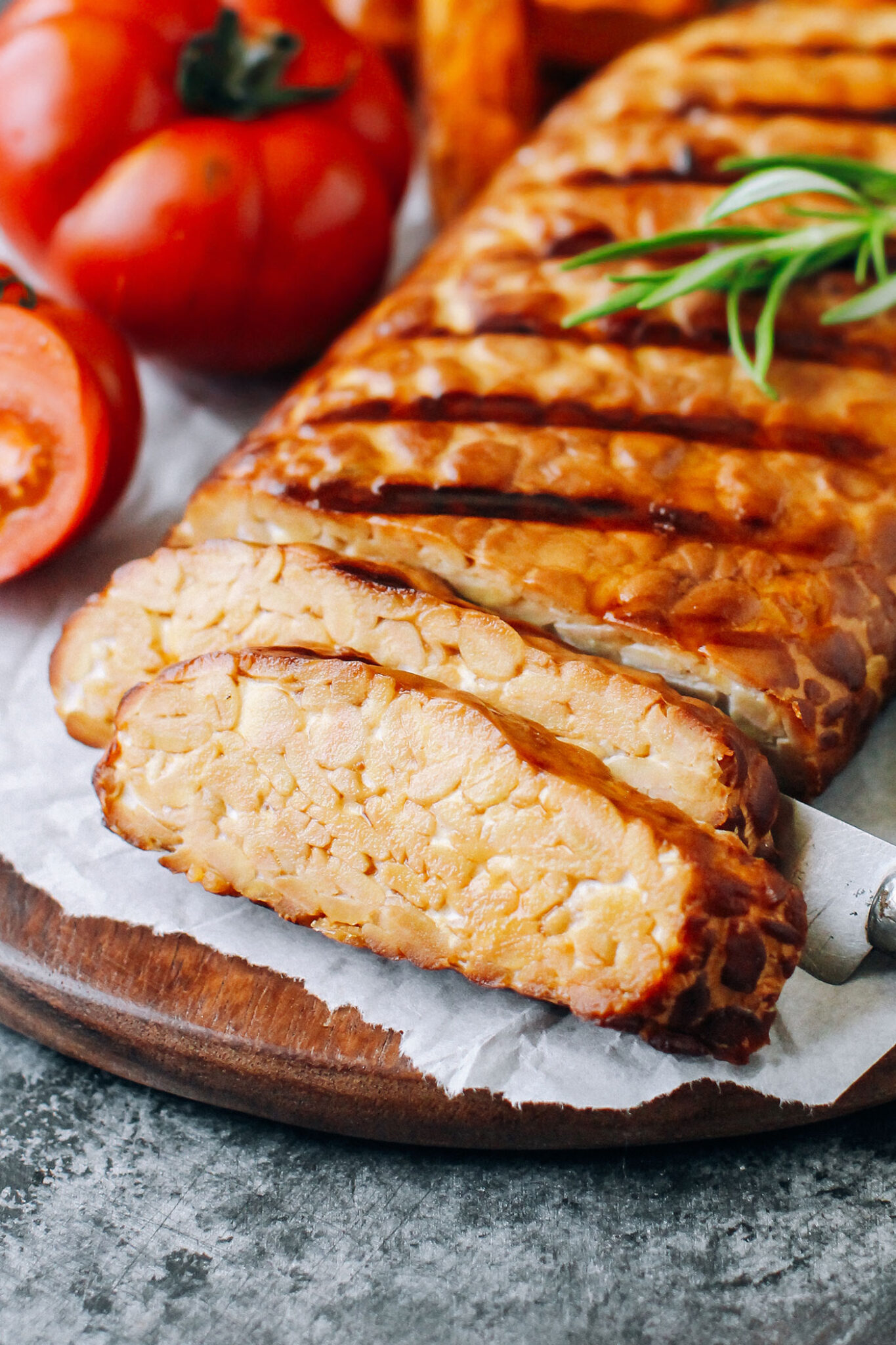 Smoked Grilled Tempeh Full Of Plants