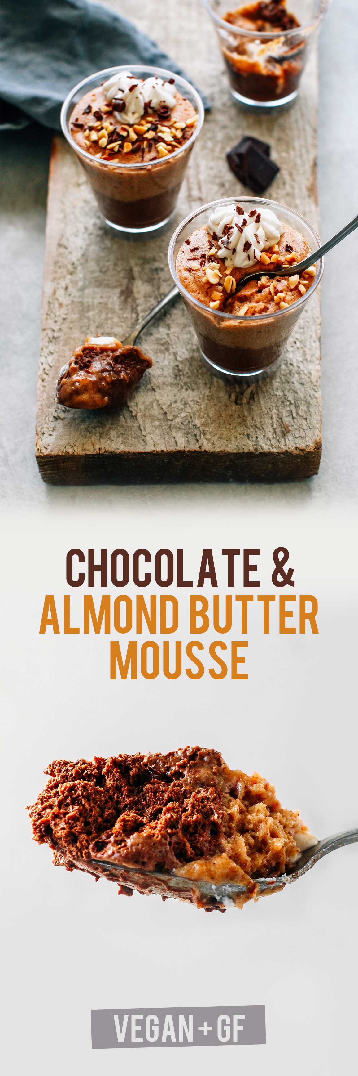 Almond Butter & Chocolate Mousse