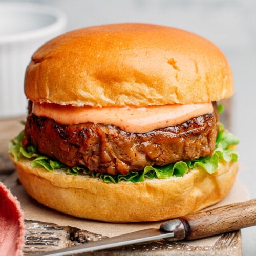 High Protein Vegan Burgers