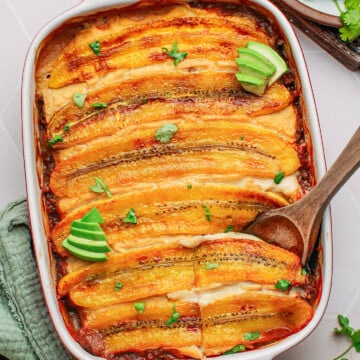 Vegan Plantain Lasagna (Pastelón)