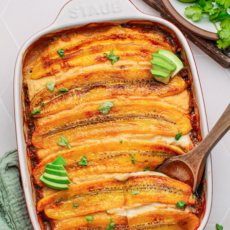 Vegan Plantain Lasagna (Pastelón)