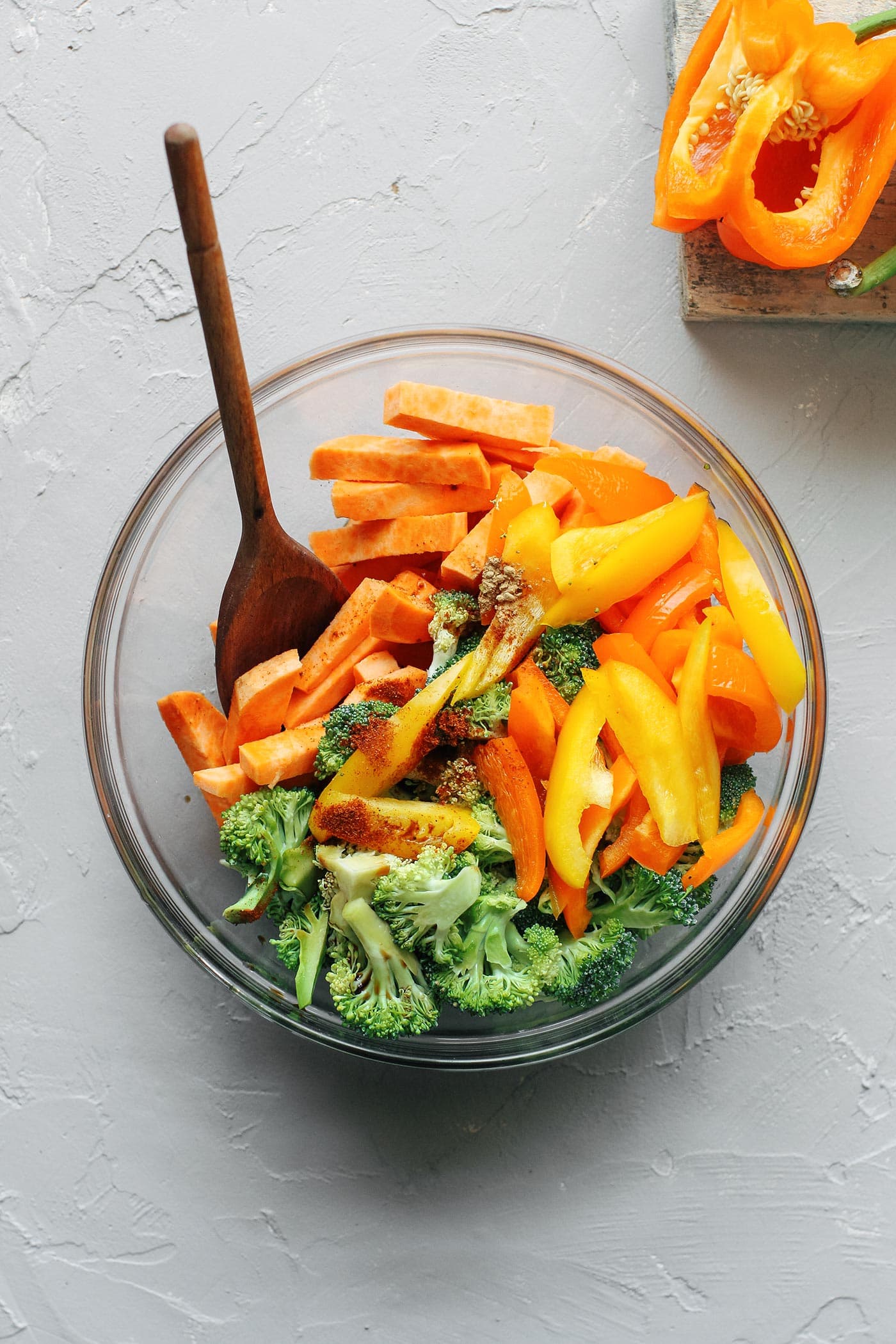 Instant Pot Sesame & Basil Noodles with Roasted Veggies