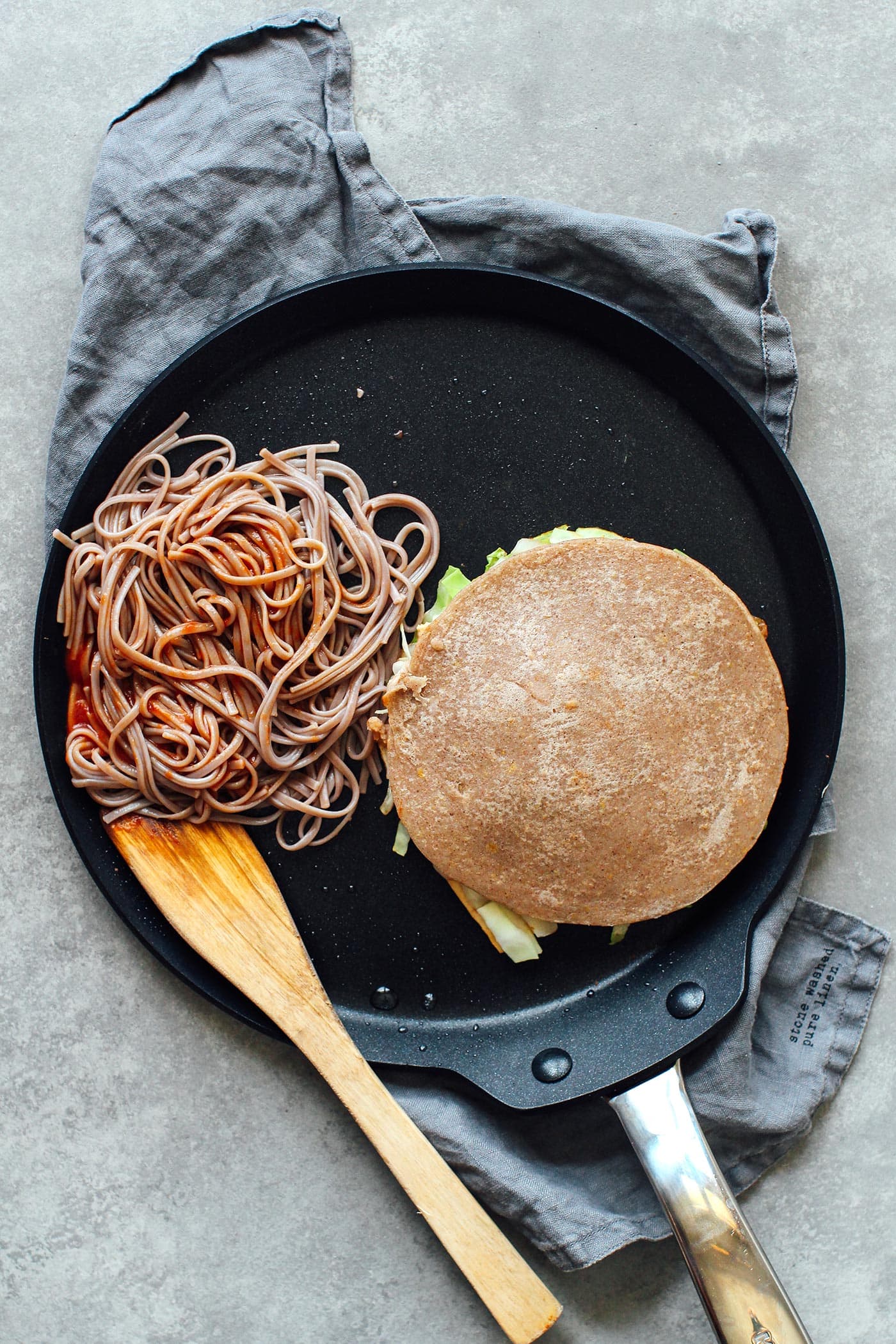 Vegan Hiroshima-Style Okonomiyaki