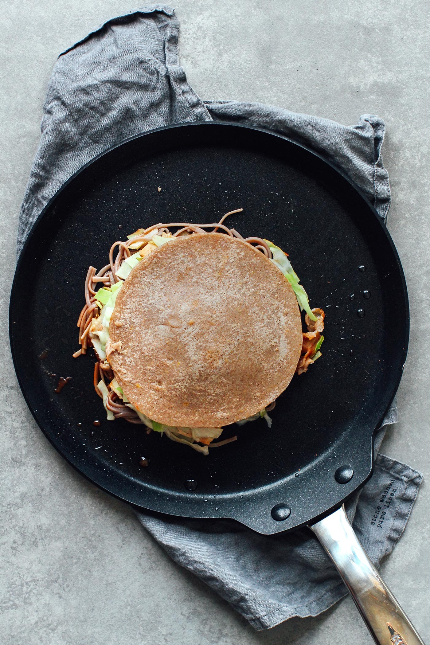 Vegan Hiroshima-Style Okonomiyaki