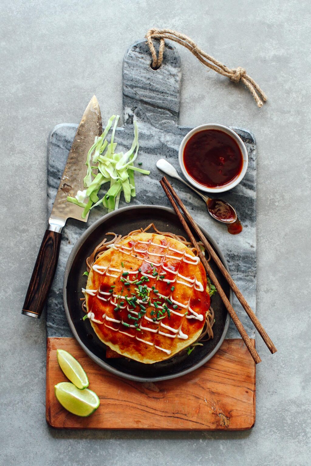 Vegan Hiroshima-Style Okonomiyaki - Full Of Plants