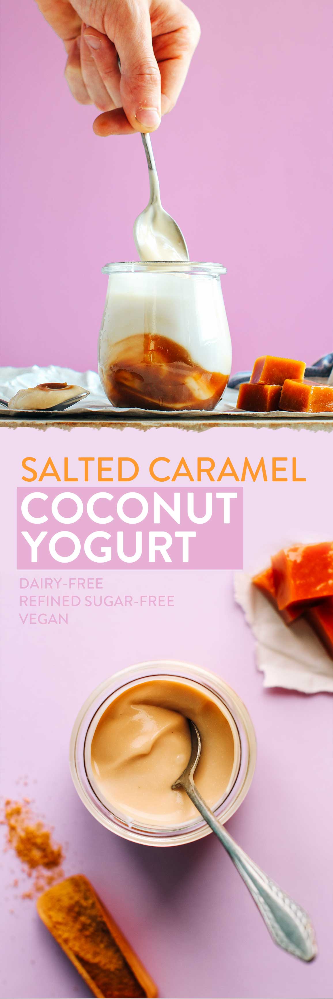 Salted Caramel Coconut Yogurt