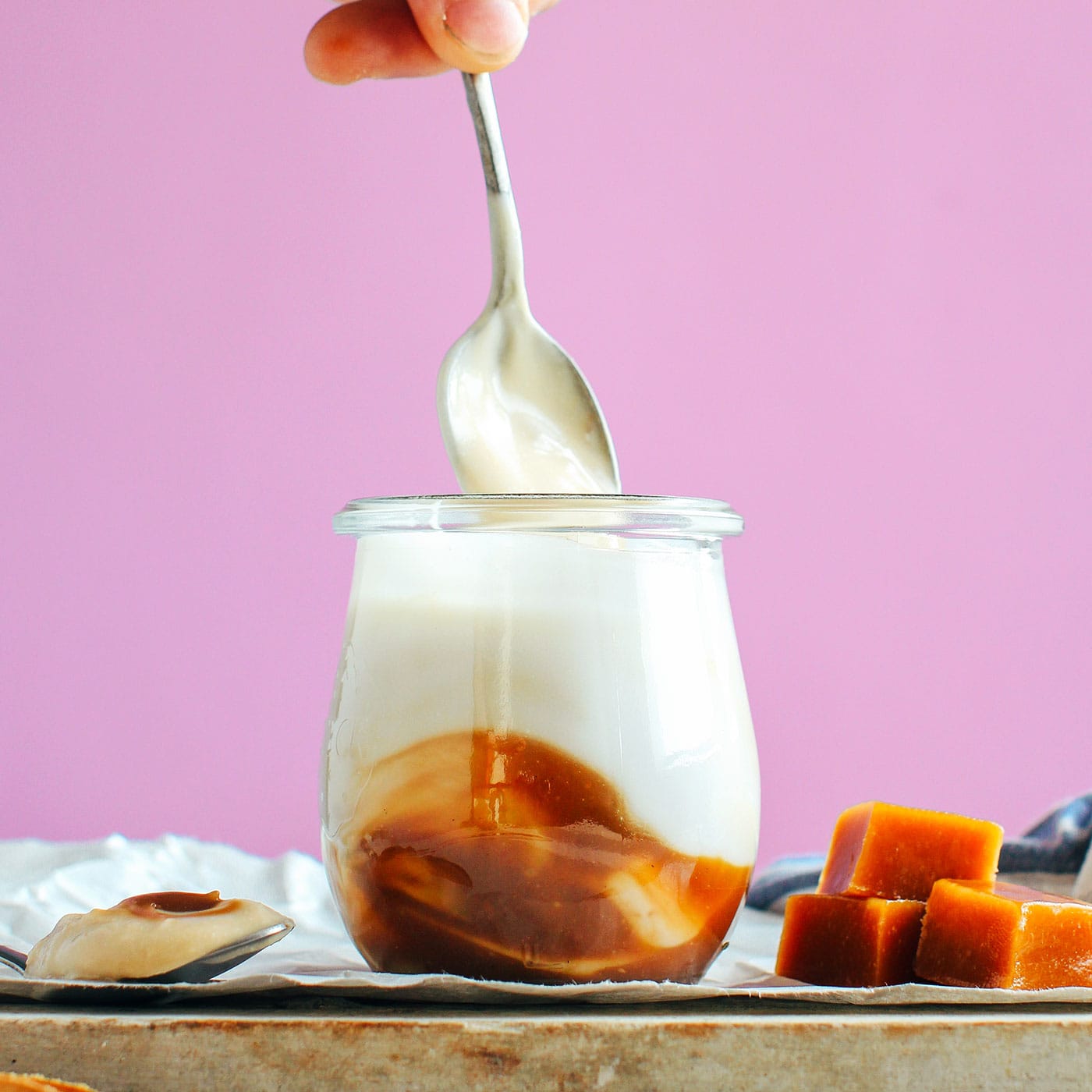Salted Caramel Coconut Yogurt Full of Plants