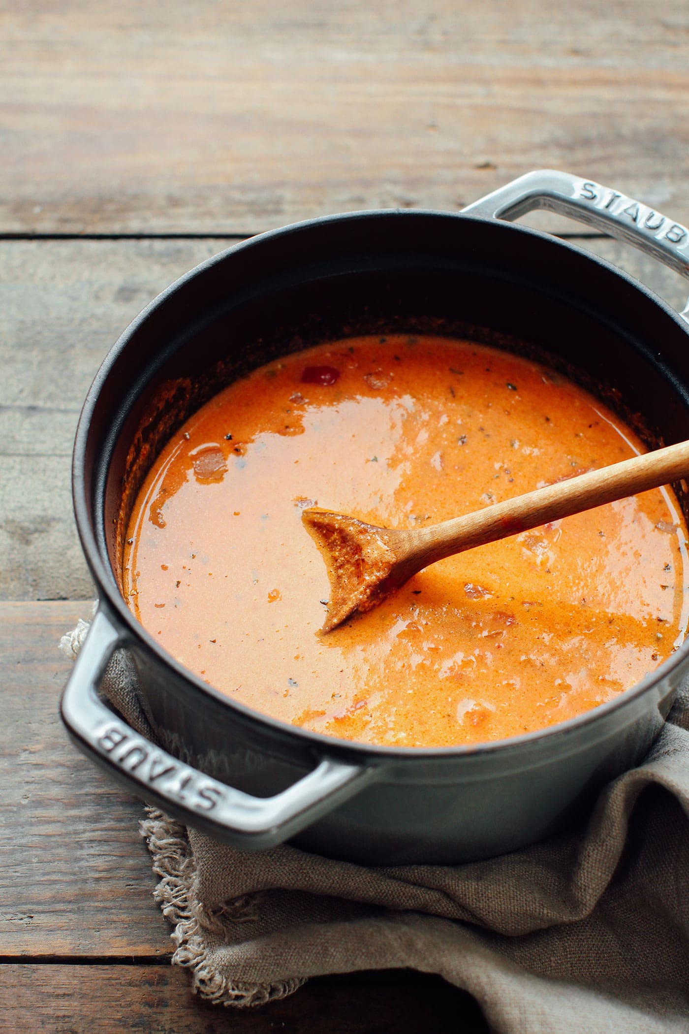 Cozy & Cheesy Vegan Meatball Soup