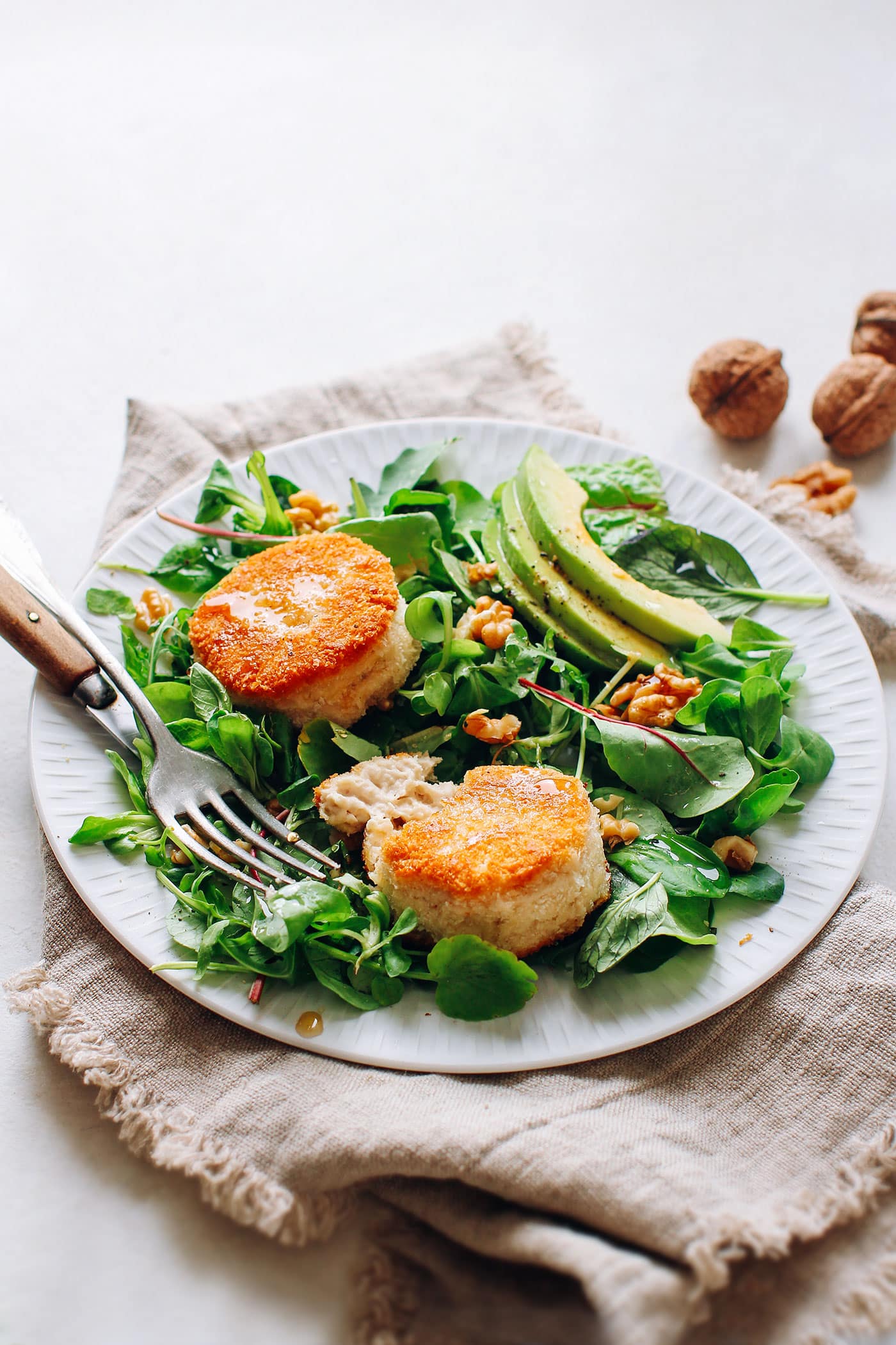 Vegan Chèvre Chaud Salad