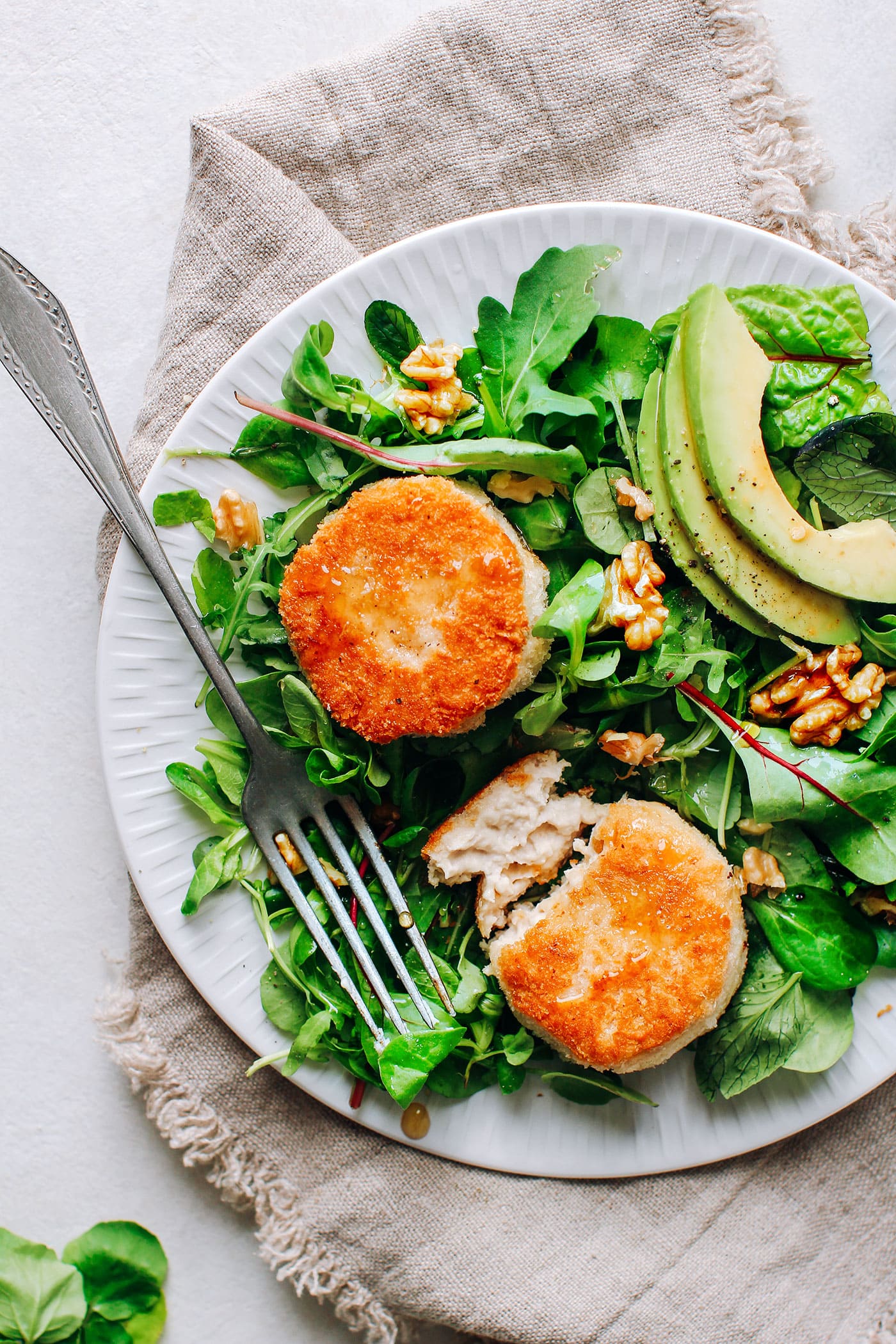 Vegan Chèvre Chaud Salad